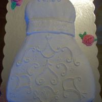 Brides Dress Replica of the bride's gown