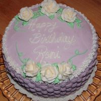 First Basketweave Cake This was the first time I attempted doing basketweave. One of the last times I put roses on a cake. I hate roses!! They are soo hard to...