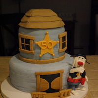 50Th Birthday Cake Deputy Dawg theme