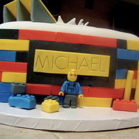 Shared Birthday Cake Legos for my 11 year old and music/art for my 9 year old.