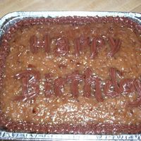 German Chocolate Birthday Cake I made this birthday cake for my mom. German chocolate is her favorite. I really couldn't be that creative with the frosting, but I...