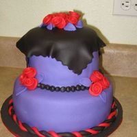 "not So" Sweet 16 Made for a girl who hates pink and loves to wear black, red, and purple. Not goth, or so she says, but more like a dark Mary Engelbreit...