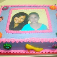 That's So Raven My daughters 2nd birthday cake of that's so raven...with edilble image and candy molds