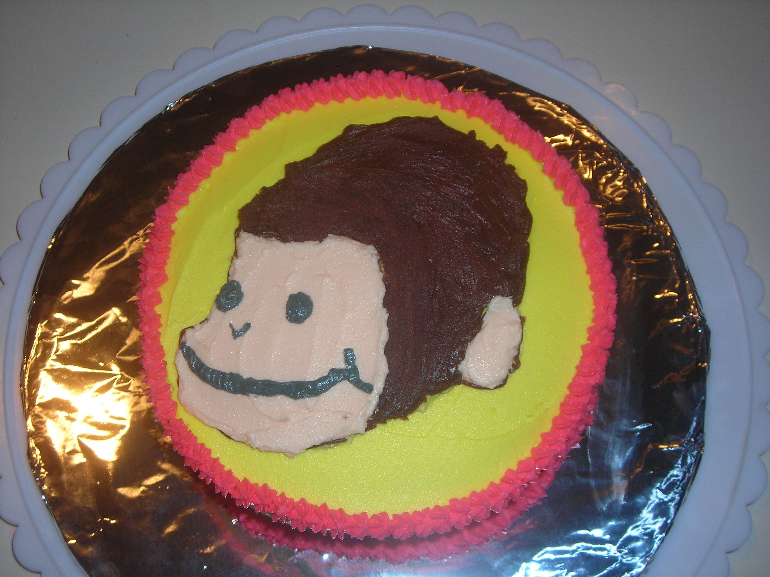 Curious George Cake 
