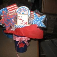 4Th Of July Cookie Bouquet 