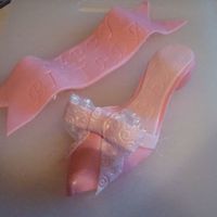 Shoe this is my first shoe for a princess theme cake party.it was easy!!!! and fun to make.