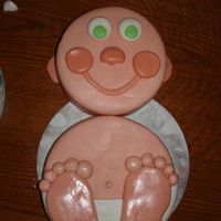 Baby Cake I got the idea from a similar one I found on here, just made a few adaptations.