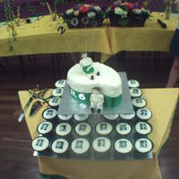 Year 6 2009 Made for my daughters Year 6 Graduation Dinner. Each cupcake had their photo on it. The main cake had a white star for each child. Boy and...