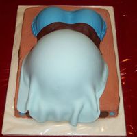 100_1479.jpg Pregnant Belly cake