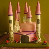 Dsc00562.jpg i thought i was not going to make at least a castle-look-a-like cake for my daughter's bday.i baked the cake the night before and put...