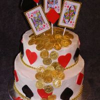 Casino Theme Cake This is my first posting to Cake Central. I am a brand new decorator and this is my first cake of this magnitude. All for my daughter'...