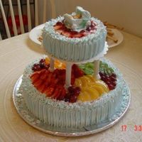 Fruit Cake I Made For My Sister-In Law's Babyshower 