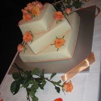 Whipped Cream Cake With Real Roses 