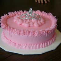 Tiara Cake My best friend just LOVES my frosting, so this is actually more frosting than cake. It is a 6" round, but only about 1/2 inch thick,...