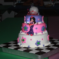 Disco Sister's 50th everything is edible except for the blinking lights