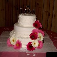 Lisa & Andy's Wedding Cake This is my first cake with scroll work and royal icing. I was very pleased with how well it turned out. I was also impressed with how well...