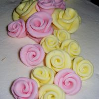 Duff's Roses This is the first time I've done these roses. They were so simple but look great! I will never do icing roses again (not that I could...
