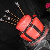 30Th Birthday Vanilla cake with pineapple filling. My first attempt at topsy turvey. My cake was too tender and moist to hold shape properly. I had the...