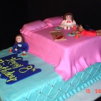 Slumber Party I have to thank "socake" for the inspration for this cake. This is for 3 little girls, all best friends, turning 8. They had a...