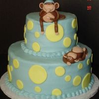 Monkey Baby Shower I have to Thank "TamiAZ" for the inspiration for this cake. This cake was made for an expectant Mom who loves monkeys. 2 tiers of...