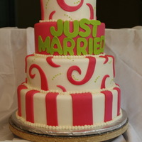 Maureen's Cake For my dear friends daughter's reception cake. They got married in Aruba and had a reception back here. I was happy with how it turned...