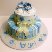 Oh Boy! Butter cream with fondant decorations