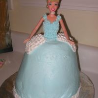 Doll / Cinderella - 5Th Birthday My first attempt at a doll cake. My daughter came downstairs on her 5th birthday and announced she wanted a Cinderella cake. I baked the...