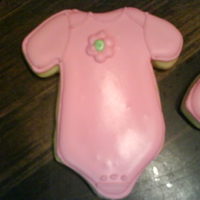 Girls Onesie decorated with royal icing. :0) tfl!