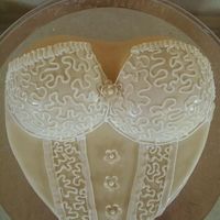 Bustier Much inspiration from everyone's pics in the gallery. Coconut cake with Nutella filling. Rolled Chocolate to cover. Gumpaste flowers...