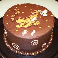 Tigger Chocolate Cake Chocolate transfer tigger