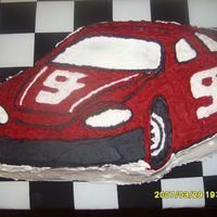Kasey Khane Cake This is my first cake EVER... I made it for my boyfriends son''s 6th NASCAR themed birthday party. French Vanilla Cake with B/C...