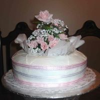 Friend's Birthday Cake - 2005 This cake has a few flaws, but overall it came out nice.