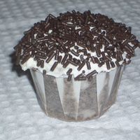 Chocolate Cupcake chocolate cupcake w/vanilla buttercream and chocolate sprinkles
