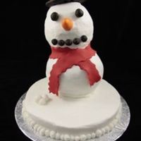 Frosty I made this snowman for an early Christmas party we went to. Frosty is made with the sports ball pan and is on a 10". He is covered in...