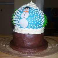 Snowglobe This is my first attempt at a snowglobe. I was pleased overall with the way it turned out; although there are flaws all over. Thanks to all...