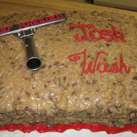 German Chocolate Groom's Car For Window Washer 