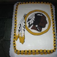 Washington Redskins Groom's Cake 
