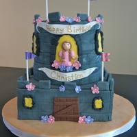 Princess In A Castle A cute little castle for a little girl's birthday.