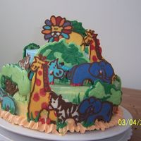 Noah's Ark I've got the idea from the Whimsical bakehouse. This was a very fun cake to make.The cake is all chocolate and the decorations are...