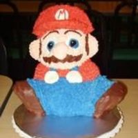 Mario My 1st try at a Mario cake! It was for a 9th birthday. I think that it turned out good, but needs a little refining. Next time I think that...