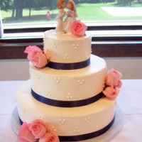 First Wedding Cake I was thrilled to make this cake, my first wedding cake! for military reasons, they only had three weeks to plan and i had two weeks notice...