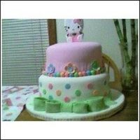 Hello_Kitty.jpg hello kitty 2 tier fondant chocolate,butter cake