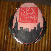 Sex And The City Cake This cake is created in buttercream and Fondant. I created it for a friends birthday