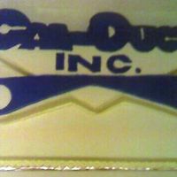 Cal-Duct Inc. I made this cake for my brother and his co-workers.