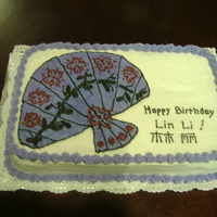 Lin Li's Cake (Organic) Chocolate Birthday cake, buttercream