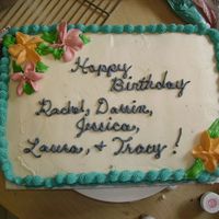 Tropical Never made these flowers before, so it was a bit of an experiment. They loved it though!