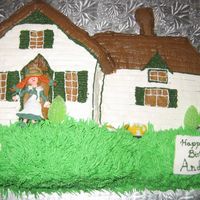 Anne Of Green Gables I made this cake for my friend Andrea who loves Anne of Green Gables. Anne is fondant and everything else is buttercream (except for the...