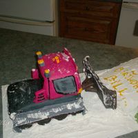 Snow Groomer My brother drives a snow grooomer on the ski hills. I tried to duplicate the one that he uses on the hills of Blue Mountain, On.