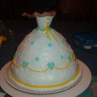 Doll Back This is the back of the doll cake.