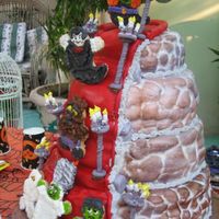 Castillo De Hallowen este pastel se lo hice a mi querida hija Natalia